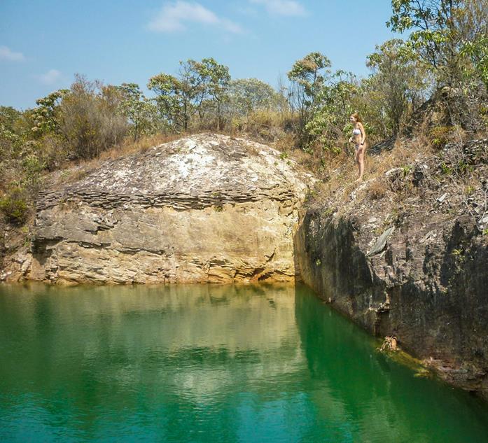 Lagoa da Esmeralda em Sao Tome das Letras MG